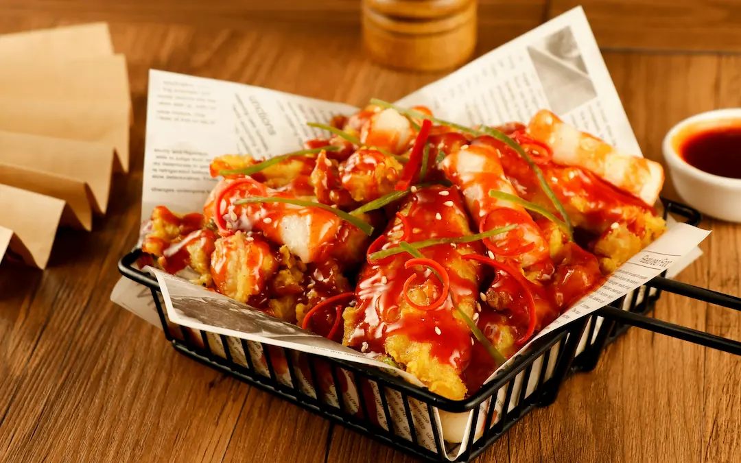 Butter Chicken Fries